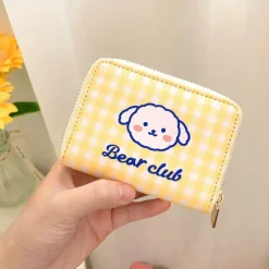 Tiny Plaid Animal Wallet