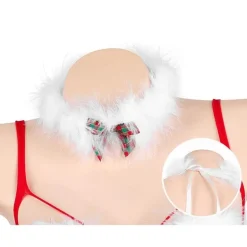 Tiny Reindeer Fishnet Lingerie