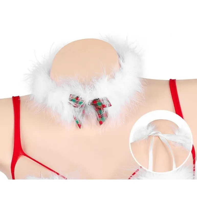 Tiny Reindeer Fishnet Lingerie