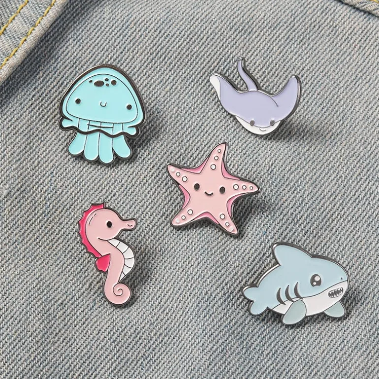 Tiny Sea Animal Pins