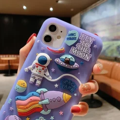 To The Moon iPhone Case