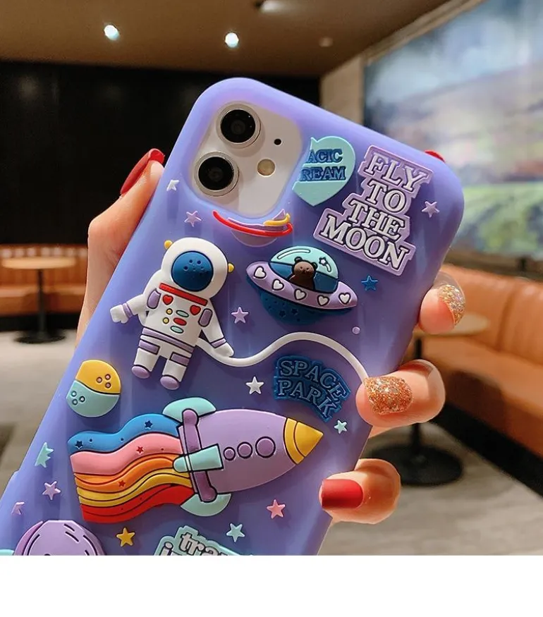 To The Moon iPhone Case