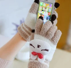 Touch Screen Kawaii Mittens