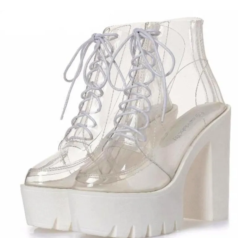 Transparent Baby Doll Booties