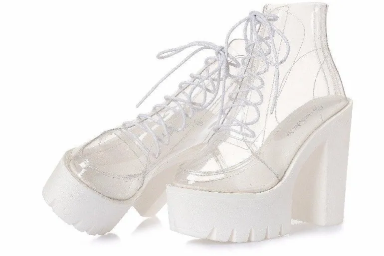 Transparent Baby Doll Booties