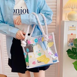 Transparent Kawaii Beach Bag