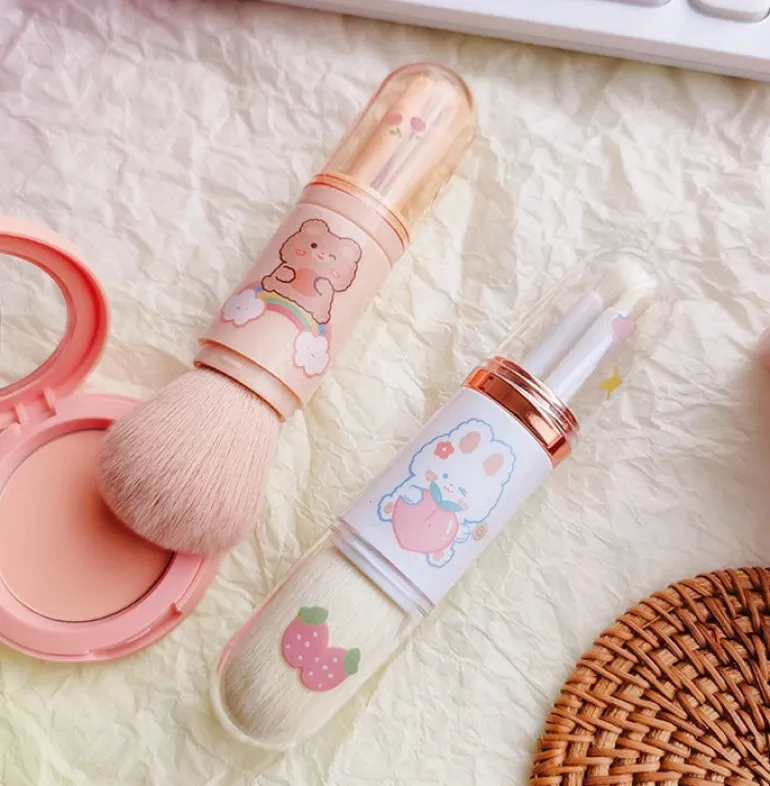 Travel Makeup Brush Set (4 in 1)