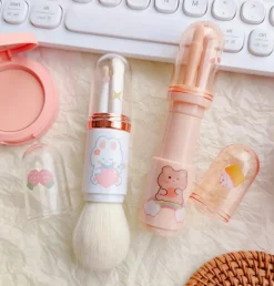 Travel Makeup Brush Set (4 in 1)