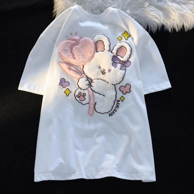 Tulip Bunny Fluffy Tee