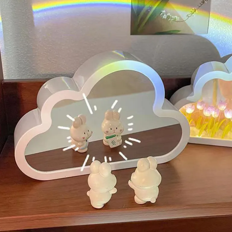 Tulip Cloud Mirror Night Light
