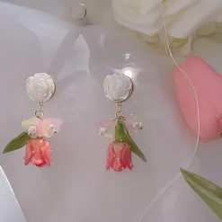 Tulip Drop Earrings