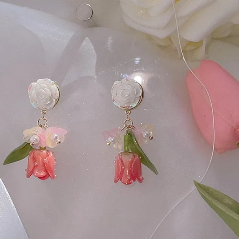 Tulip Drop Earrings