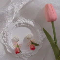 Tulip Drop Earrings