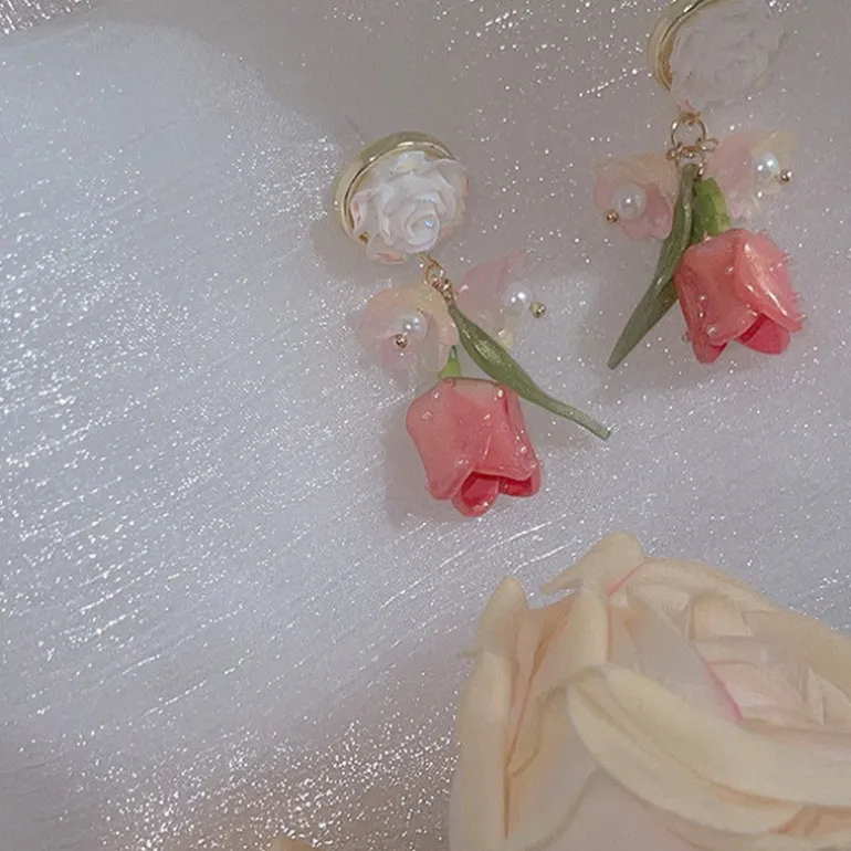 Tulip Drop Earrings