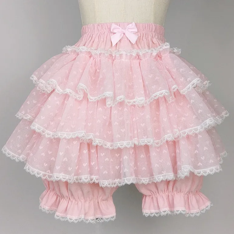 Tulle Lace Bloomer Shorts