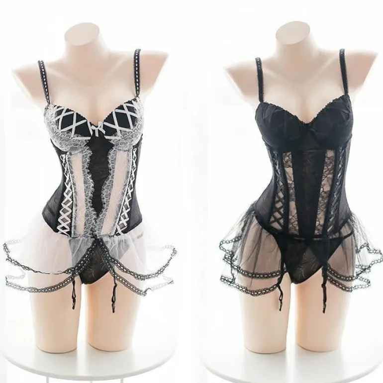 Tulle Lace Bodysuit