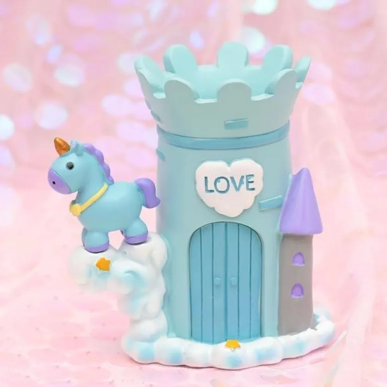 Unicorn Castle Pen Holder