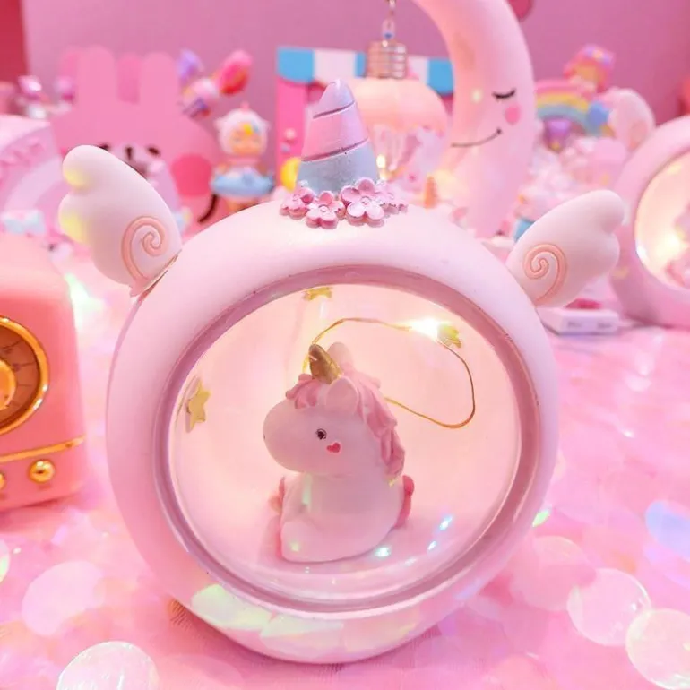 Unicorn Globe Night Light