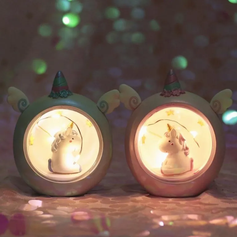 Unicorn Globe Night Light