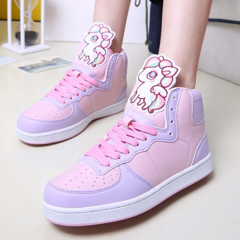 Unicorn High Top Sneakers
