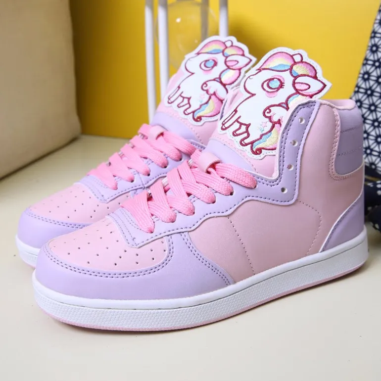 Unicorn High Top Sneakers