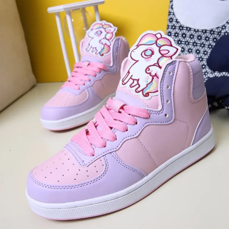 Unicorn High Top Sneakers