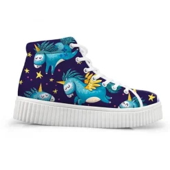 Unicorn Wedge High Tops