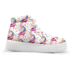 Unicorn Wedge High Tops