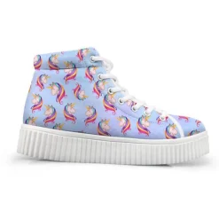 Unicorn Wedge High Tops