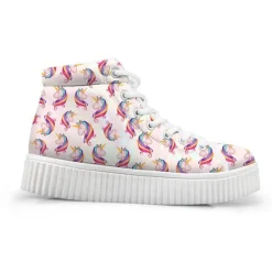 Unicorn Wedge High Tops