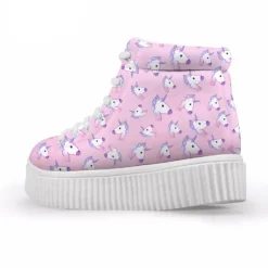 Unicorn Wedge High Tops