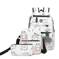 USB Charging Backpack Set