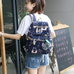 USB Charging Backpack Set