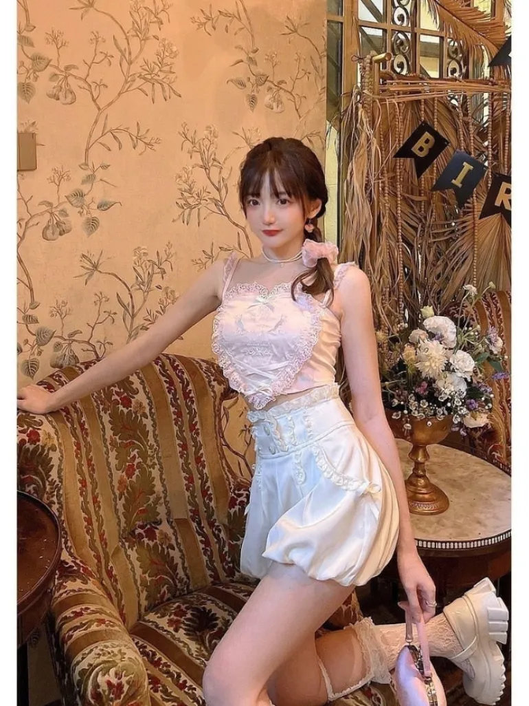 Valentine Angel Crop Top