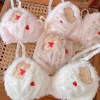Valentine Fuzzy Bear Lingerie Set