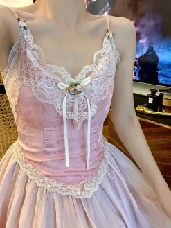 Velvet Fairycore Maxi Dress