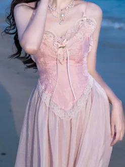 Velvet Fairycore Maxi Dress