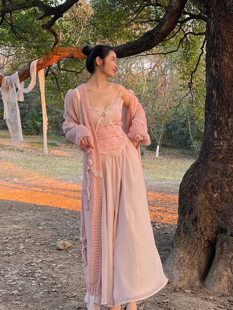 Velvet Fairycore Maxi Dress