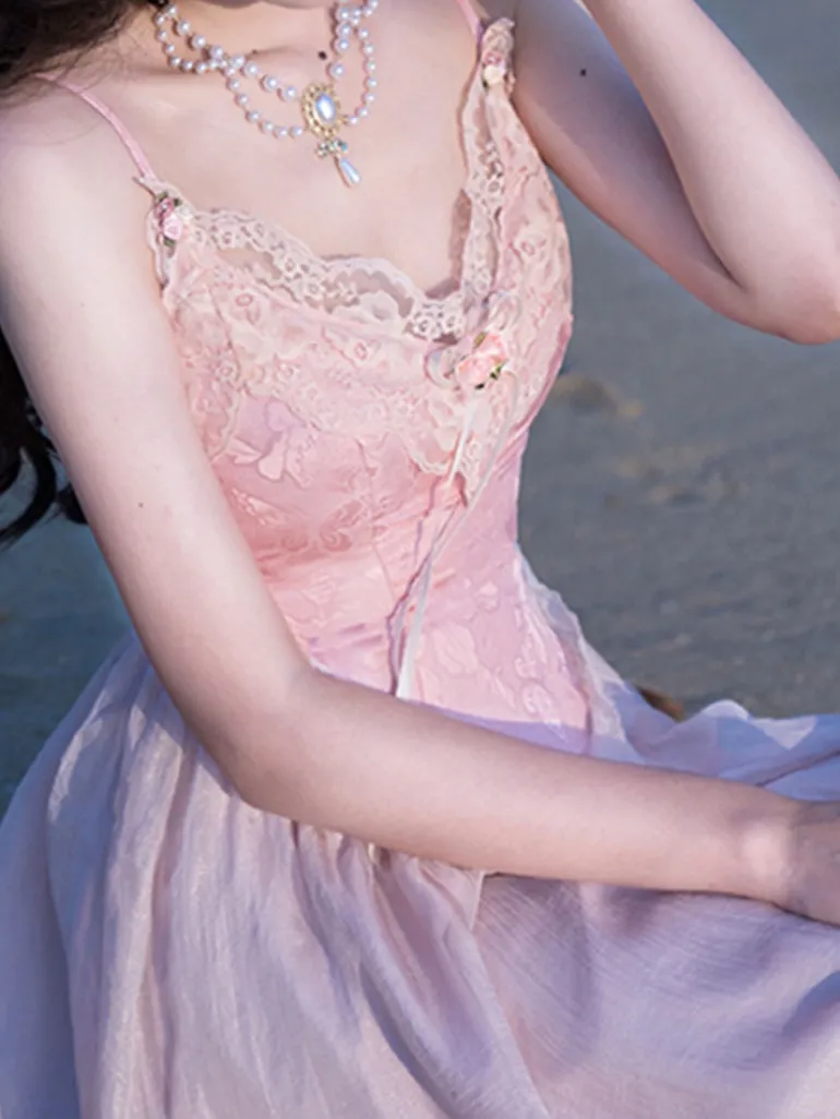 Velvet Fairycore Maxi Dress
