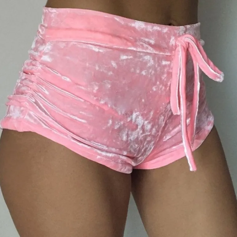 Vevet Velour Shorts