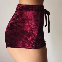 Vevet Velour Shorts