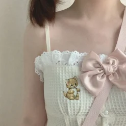 Vintage Kitten Plaid Cami