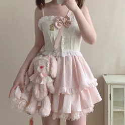 Vintage Kitten Plaid Cami