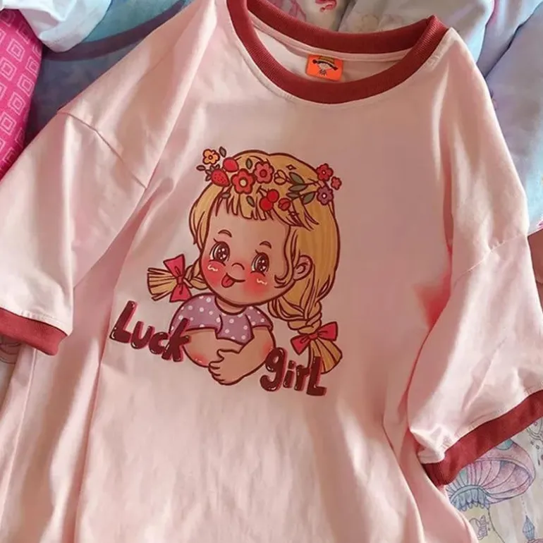 Vintage Lucky Girl Tee