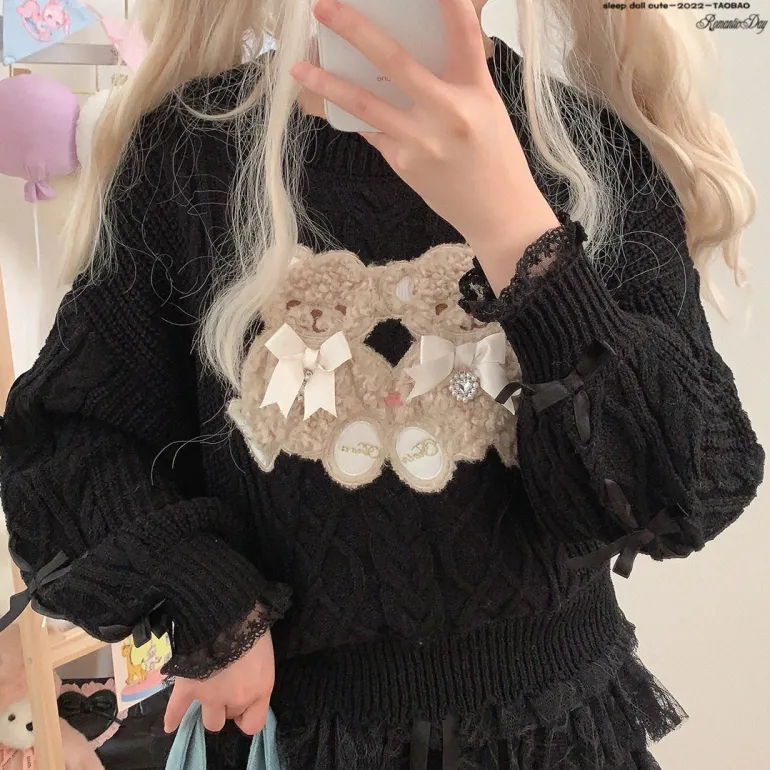 Vintage Teddy Knit Crewneck
