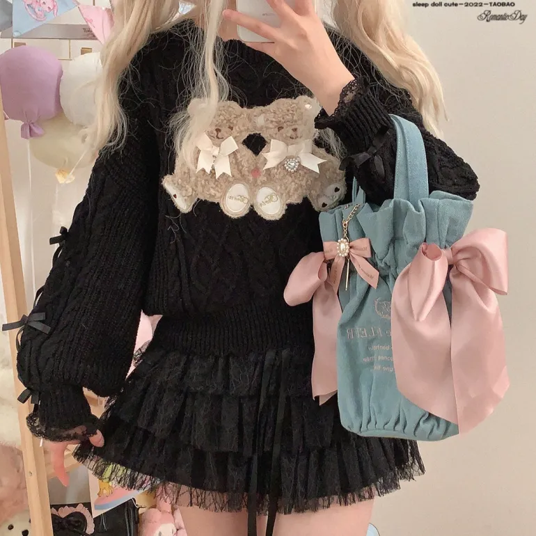 Vintage Teddy Knit Crewneck