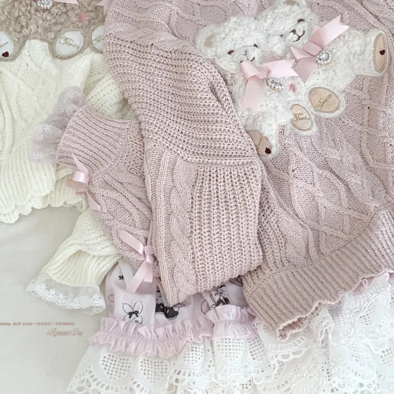 Vintage Teddy Knit Crewneck