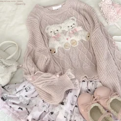 Vintage Teddy Knit Crewneck
