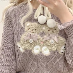 Vintage Teddy Knit Crewneck
