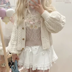 Vintage Teddy Knit Crewneck